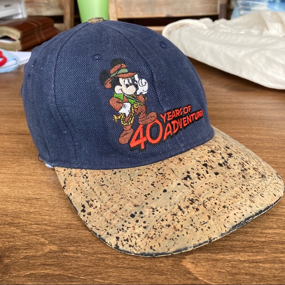 Disneyland 40 Years Adv. Indiana Jones Mickey hat